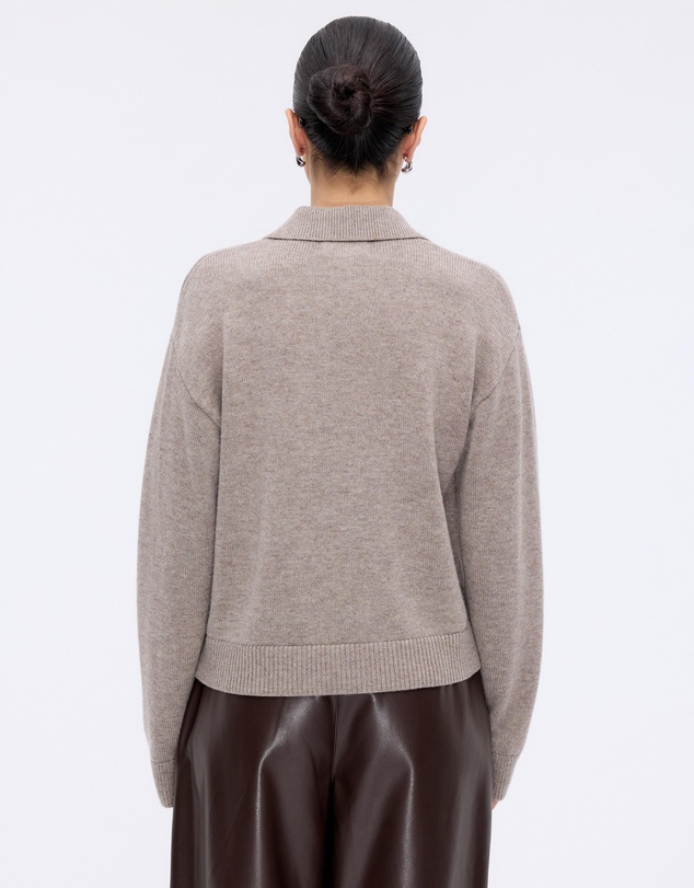 Minima Esenciales - Zoe Merino Wool Cashmere Blend Cardigan