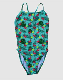 Salty Johnson - Flamingos Thin Strap One Piece