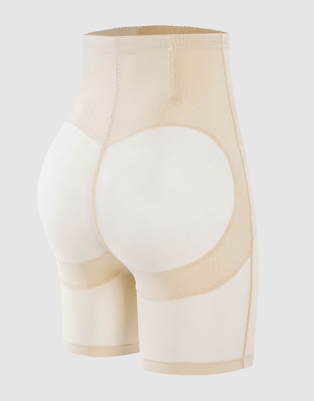 B Free Intimate Apparel - High Waist Power Mesh Tummy Control Shorts