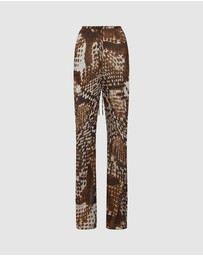 Shona Joy - Maia Sheer Drawstring Pants