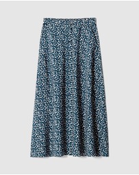 & Other Stories - Buttoned A-Line Midi Skirt