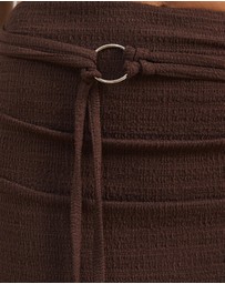 Atmos&Here - Alba Textured Belted Skirt