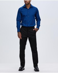Van Heusen - Euro Tailored Fit Shirt Solid Poplin