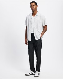 Staple Superior - Tailored Straight Fit Trousers