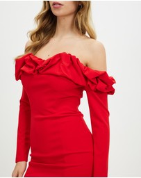 Romance by Honey and Beau - Aria Off Shoulder Dress