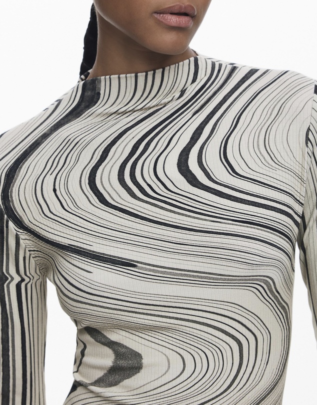 Desigual - Wavy striped dress