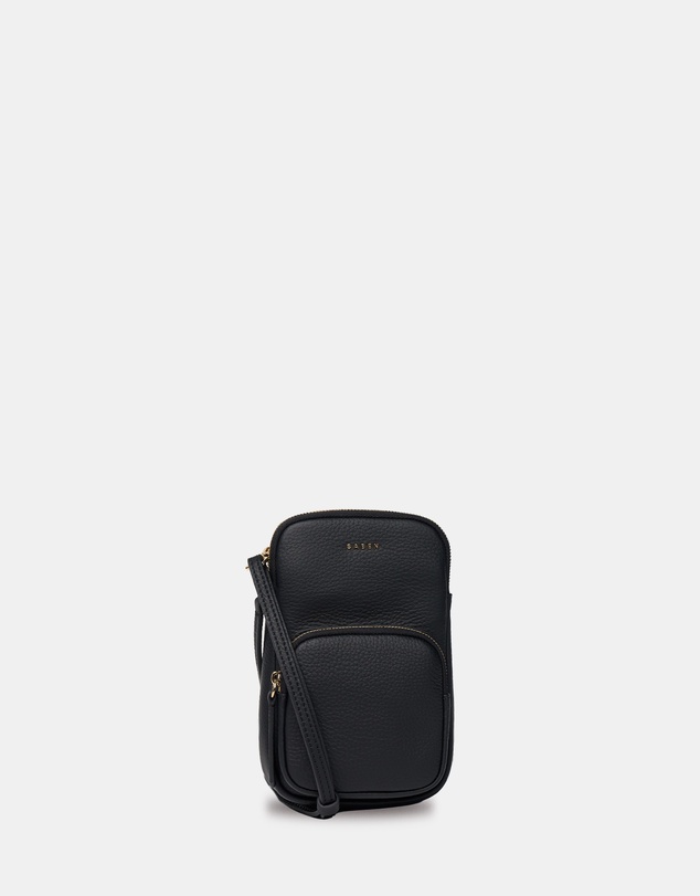 SABEN - Nikko Luxe Pocket Phone Sling Black
