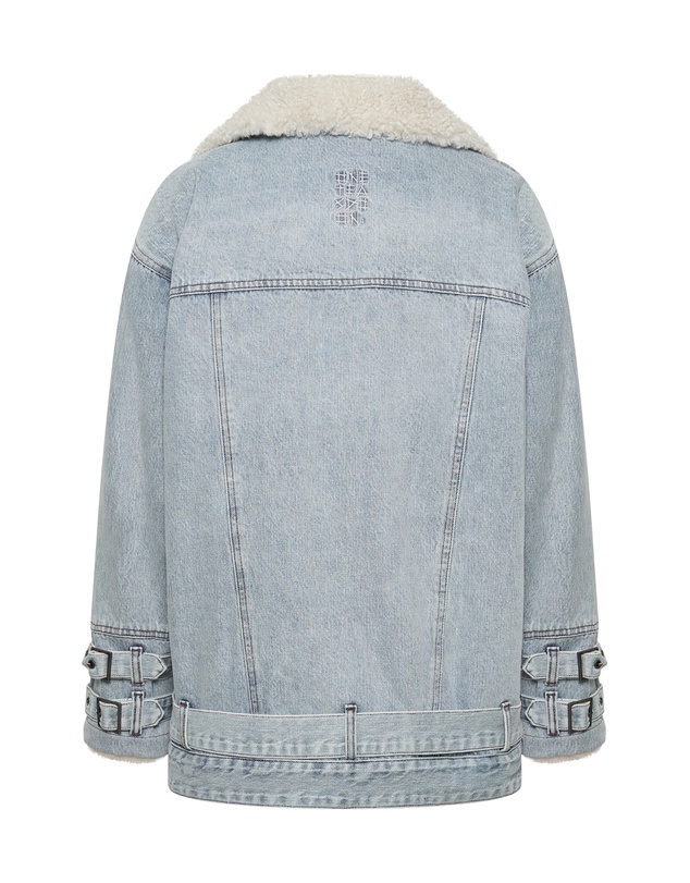 ONE TEASPOON - Aviator Denim Jacket - Salty Dog Blue