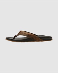 Billabong - Mens Brunswick Leather Thongs