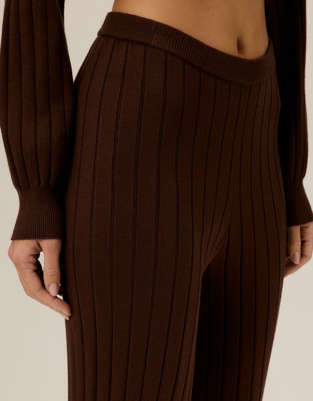 Tussah - Willow Ribbed Knit Wide Leg Pants