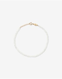 Michael Hill - Moonstone Bead Bracelet in 10kt Yellow Gold
