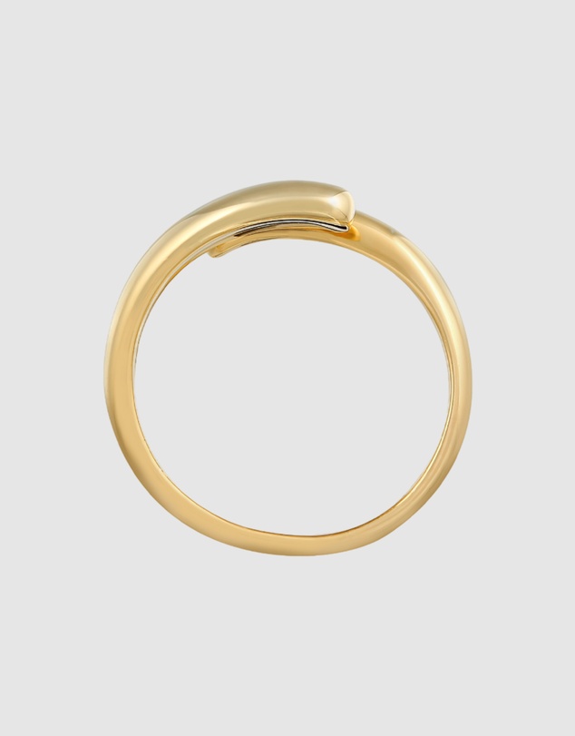 Elli Jewelry - Ring Everday 925 Sterling Silver Gold-Plated