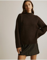 Atmos&Here - Marnie Mock Neck Knit Jumper