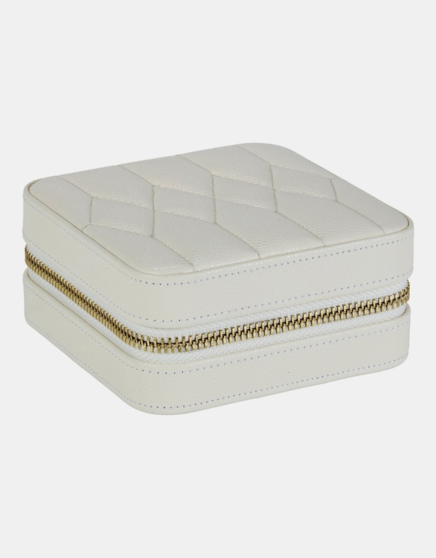 Wolf - WOLF Lauren Zip Travel Case Ivory