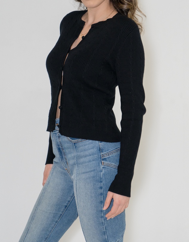 Lydan The Label - Cable Knit Cardigan