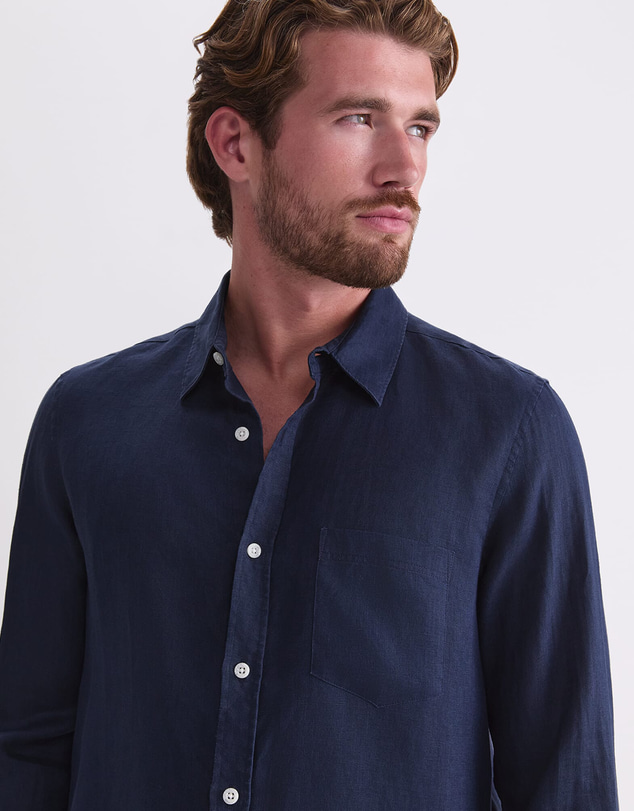 Sportscraft - Long Sleeve Linen Shirt