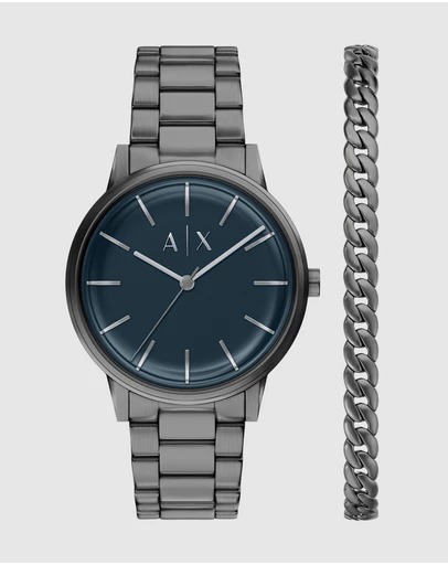 Armani Exchange - Gun-Metal Analogue Watch