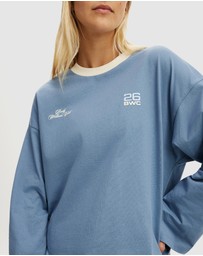 Cotton On Body Active - Long Sleeve Graphic Crew Tee