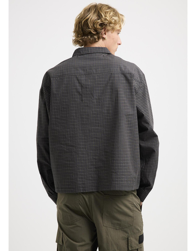 Black Noise White Rain - El Porter Long Sleeve Shirt