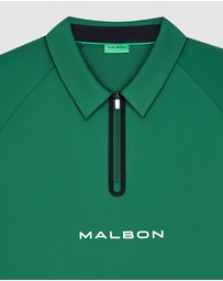 Malbon - Performance Zip Raglan Polo