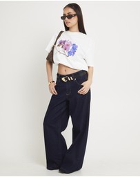 Alice In The Eve - Flower Fever Boyfriend T-Shirt