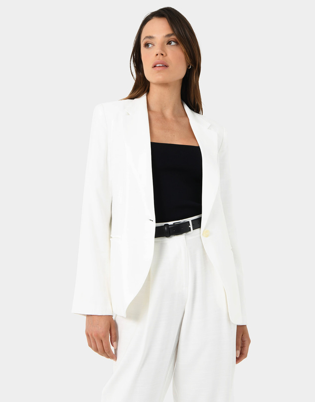 Forcast - Indigo Single Breasted Blazer