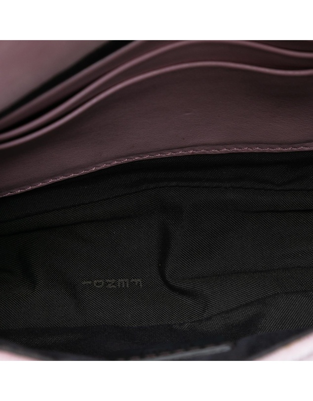 Pre-Loved by Azura Reborn - Pre-Loved Mini Zucca Embossed Velvet Baguette Satchel