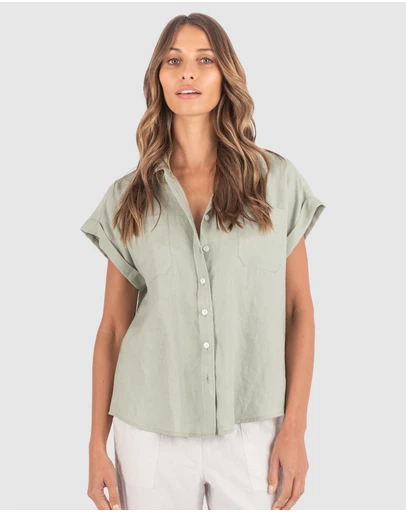 CAMIXA - CAPRI Short Sleeve Linen Shirt