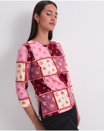 Sportscraft - Horse Print Mercerized Tee