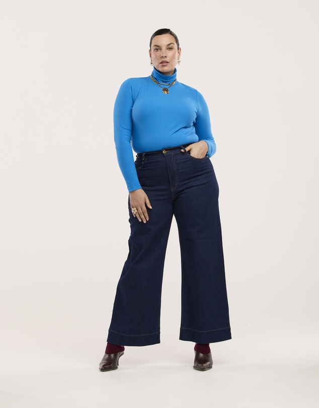 Obus - Traveller Rib Roll Neck Top