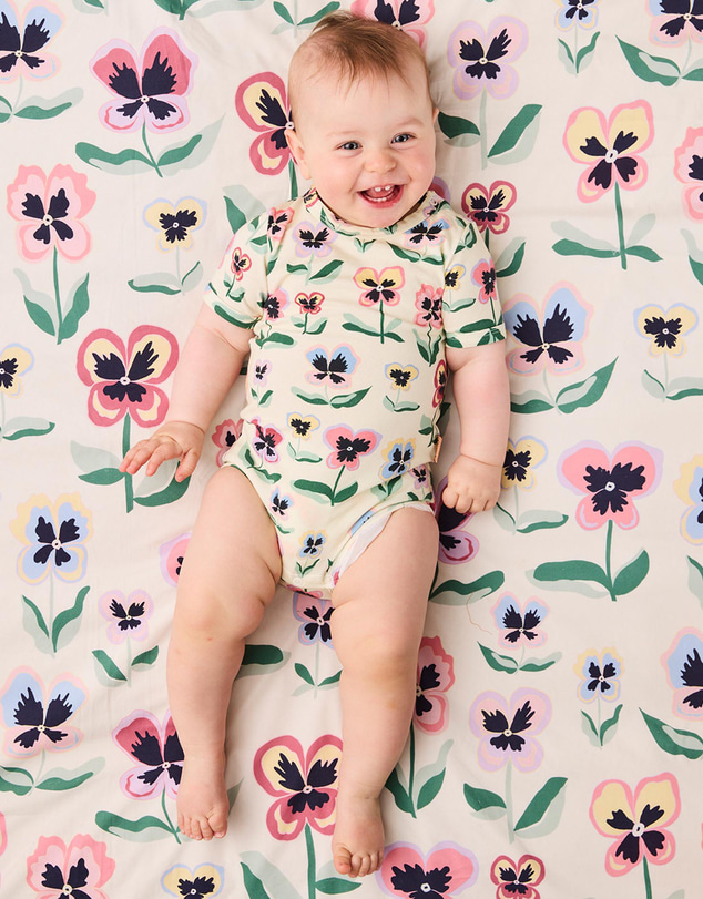 Kip&Co - Organic Cotton Fitted Sheet Cot - Babies