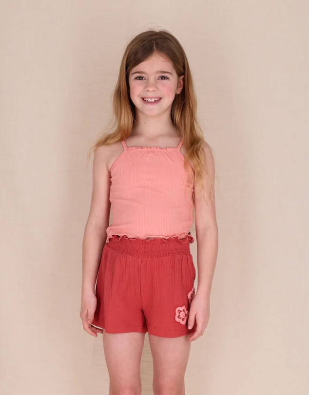 Like FLO - Evina Ribbed Singlet - Kids-Teens