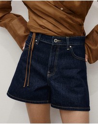 M.N.G - High-Rise Denim Shorts