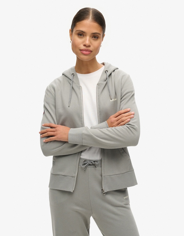 Superdry - Plain Zip Hoodie
