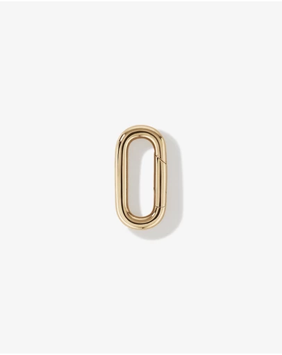Michael Hill - Polished Paperclip Pendant Connector in 10k Yellow Gold