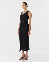 Third Form - Stirling Twist Cross Over Midi Dress