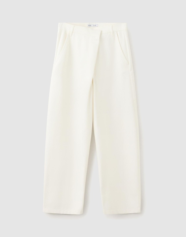 M.N.G - Asymmetric Cotton Trousers