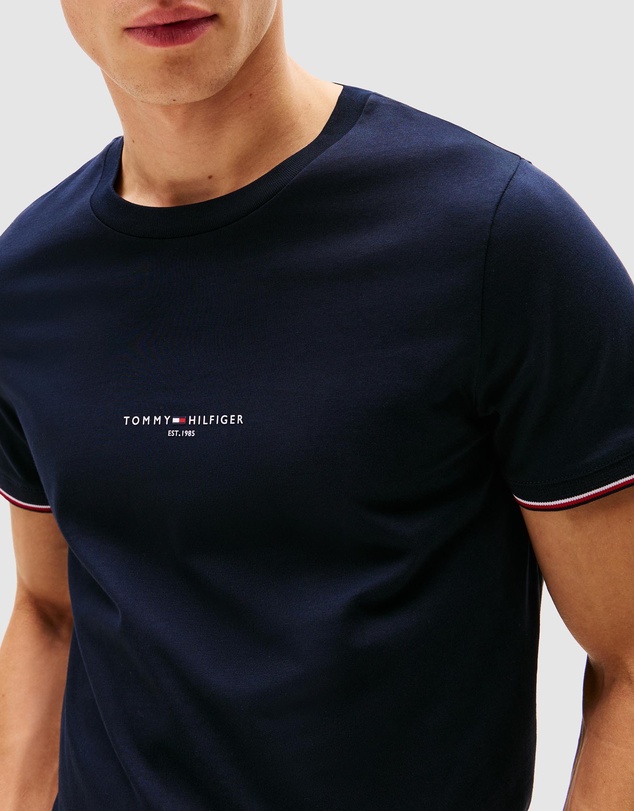 Tommy Hilfiger - Tommy Logo Tipped Tee