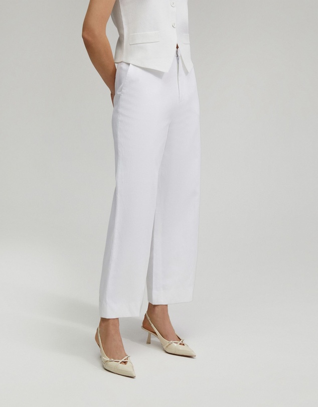 Oxford - Ela Linen Blend Pants