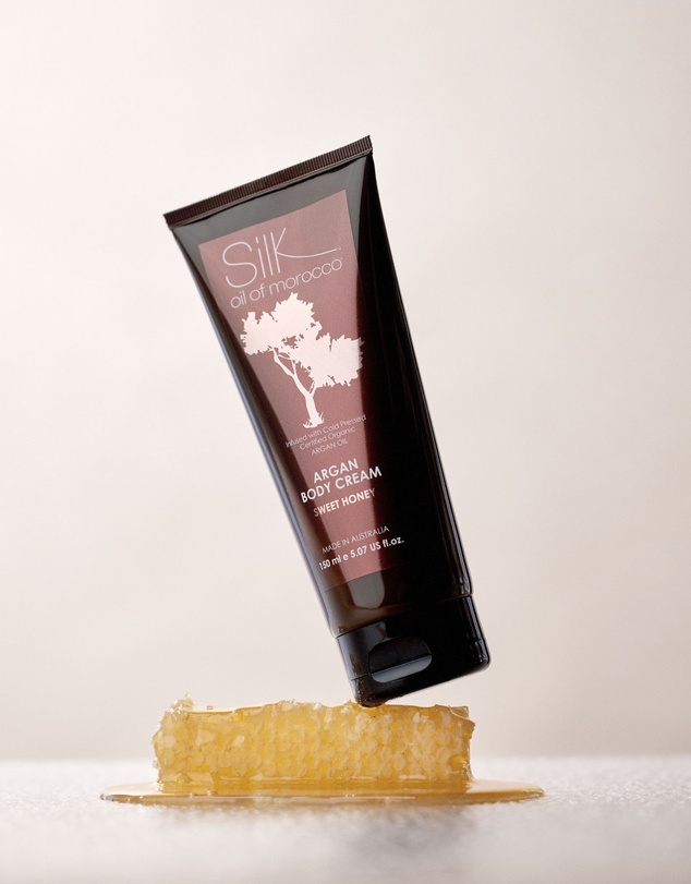 Silk Oil of Morocco - Silk Oil of Morocco Argan Body Cream - Sweet Honey