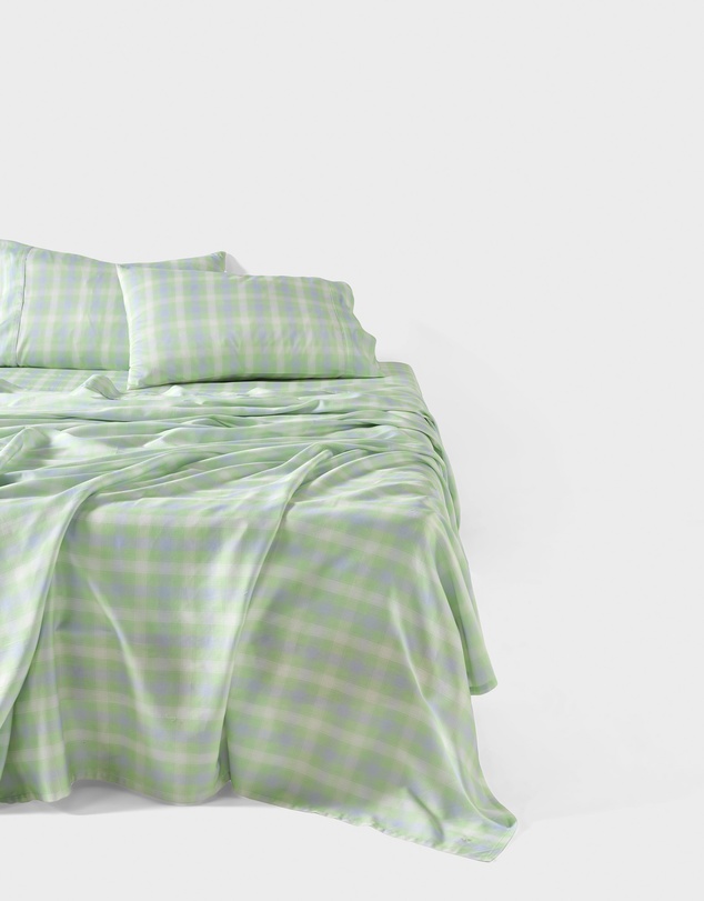 Linen House - Sunrise Check Sheet Set