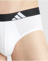 adidas Sportswear - 3 Pack Active Flex Cotton Brief Underwear