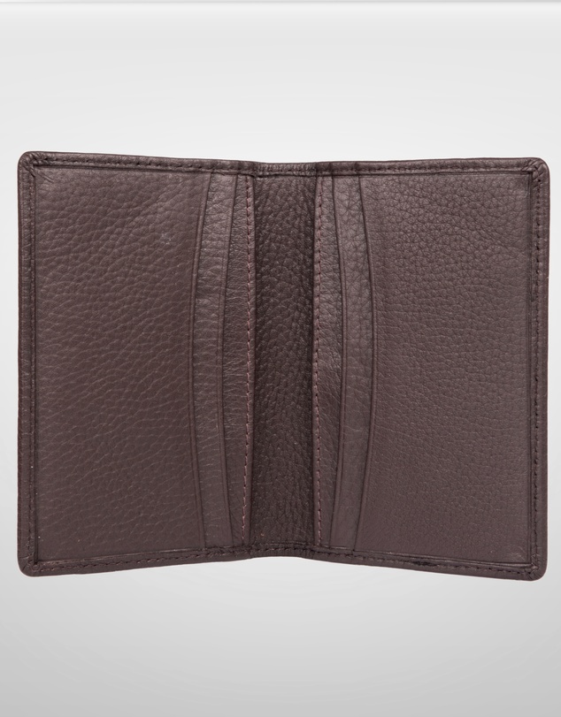 DENTS - RFID Pebble Grain Leather Credit Card Holder Minimalist