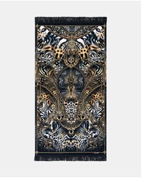 Camilla - Feline Folklore Beach Towel
