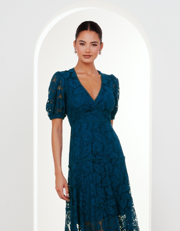 Pilgrim - Everett Puff Sleeve Maxi