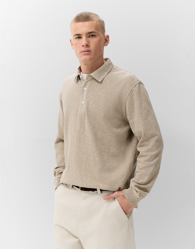 UNISON - Garment Dye L/S Polo