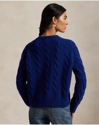 Polo Ralph Lauren - Cable-Knit Wool-Cashmere Sweater