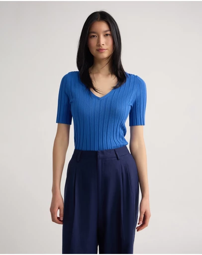 Oxford - Lucy Rib V-Neck Knit