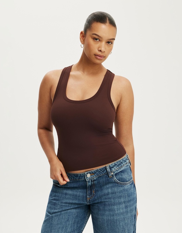Cotton On - Hold Me Scoop Neck Racerback Tank