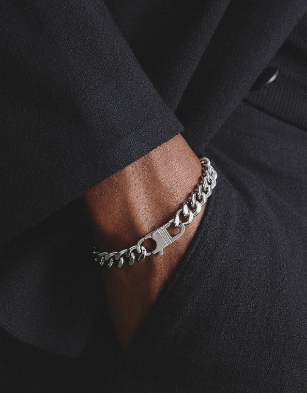 THOMAS SABO - Stainless Steel Curb Chain Bracelet 9mm